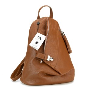 Rucsac dama piele naturala DiAmanti Ines Maro Coniac